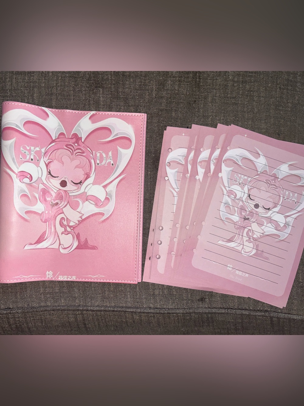 A5 Skull Panda Soft Binder w/ Paper!!